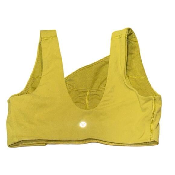 Lululemon Sz.6 Nulu Cross-Front Yoga Bra *Light Support, B/C Cups Auric Gold - Picture 4 of 8